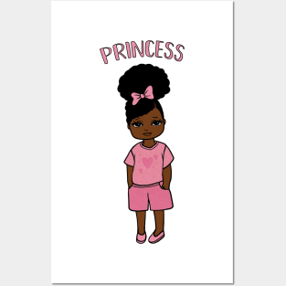 Black Girl Magic, Princess, Afro Girl Posters and Art